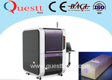 High Precision Laser Cutting Machine , 12W UV Laser Cutting And Engraving Machine