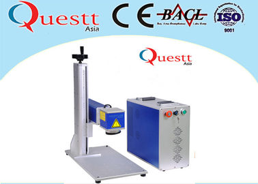 Small Optical Fiber Laser Marking Machine 20 Watt 7000 Mm/S 3 Axis Computer Controller