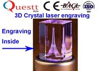 Photo Deep Etching 3D Crystal Laser Engraving Machine Air Cooling 100-240VAC 50/60H