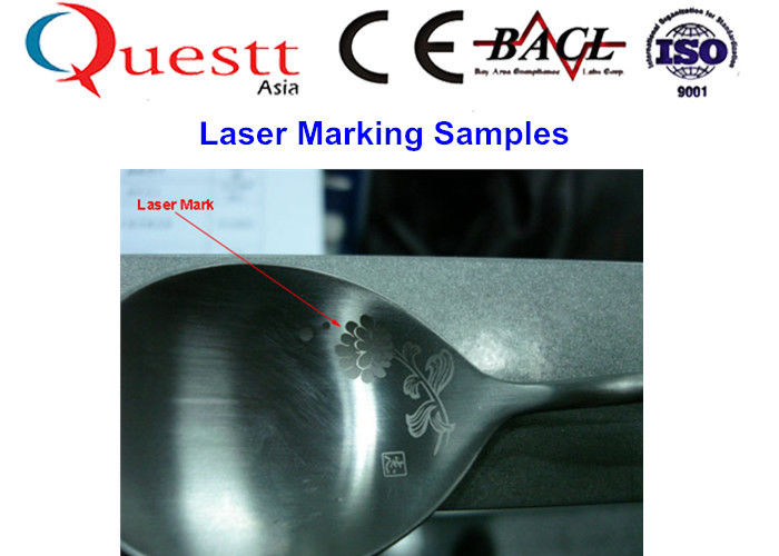 Automatic Optical Fiber Laser Marking Machine For Saw Blade Etching , Jig Customized