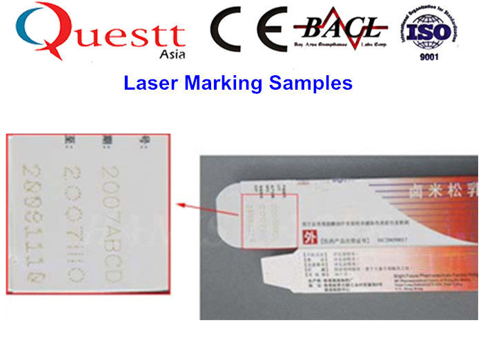 20 Watt Automatically Fiber Laser Marking Machine With 1064nm Wave Length , 20-100kHz