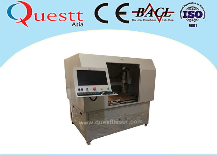 Deep 50W CNC Auto 3 Axis Laser Marking Engraving Machine With Big Table Customized Jig
