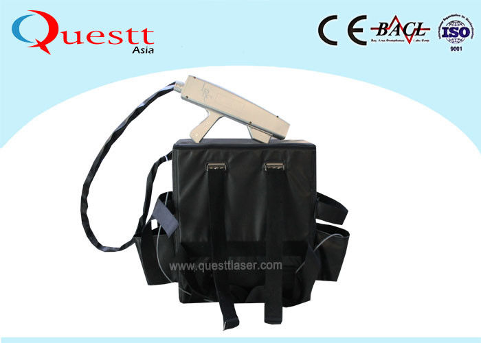 Backpack Laser Rust Removal Machine For Outdoor Cleaning Graffiti Handheld 50W 100W