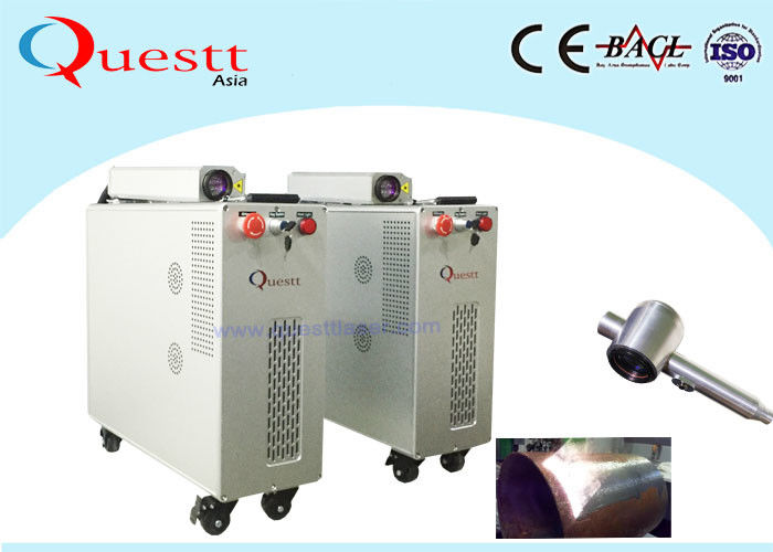 100W Fiber Laser Cleaning Machine With Double Scanner Head Different Output Laser Beam