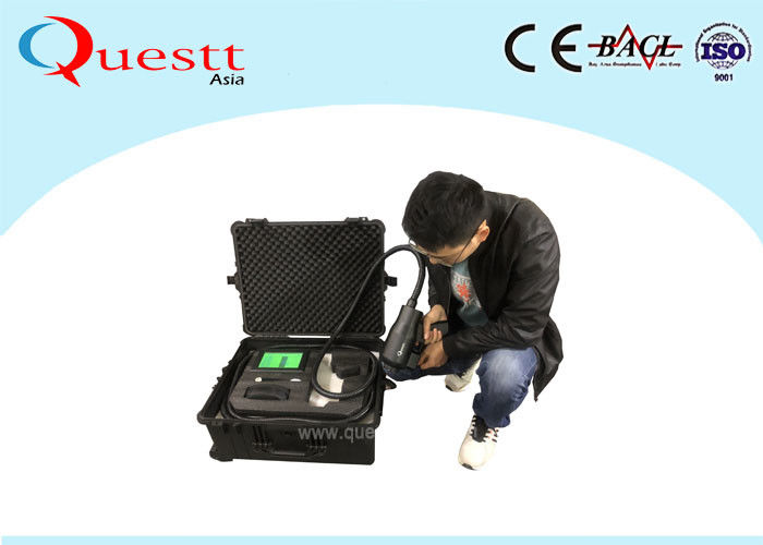 Case Type Handheld Fiber Laser Cleaning Machine 50w 100w 200w For Rust Removal