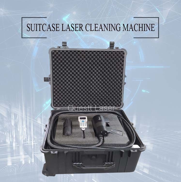 Suitcase Type 100 200 300 500 1000w Laser Rust Cleaning Machine For Mould