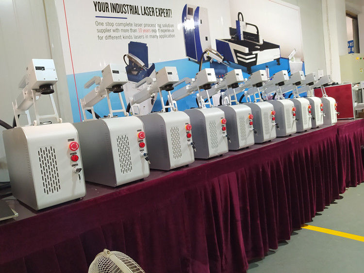Double Scanner Head 30W Portable Laser Cleaning Machine 7000mm/Min For Rust Removal