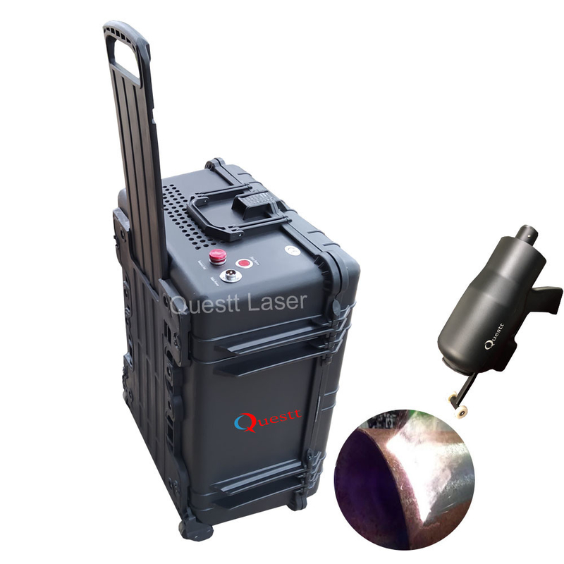 China Wuhan 100w 200w 500w 1000w Cleanlaser Similar Tool Cleaning Laser Rust Removal Machine for Metal Stone Surface