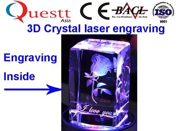 High Speed 3D Crystal Laser Engraving Machine With High Quality Laser Beam