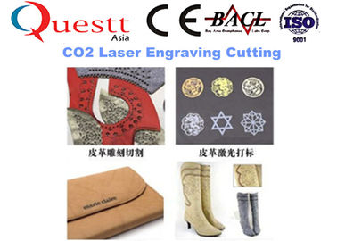 Plastic Laser Engraving Machine For Textile Cloth , 200W Laser Engraving Machinery