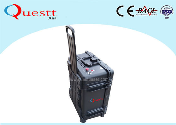 Mini 50W 100W Suitcase Laser Rust Removal Equipment For Historical Sculpture