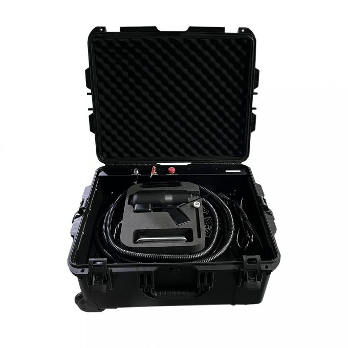 Pulse 200w 300w Suitcase Fiber Laser Cleaning Machine Rust Removal Machine 0