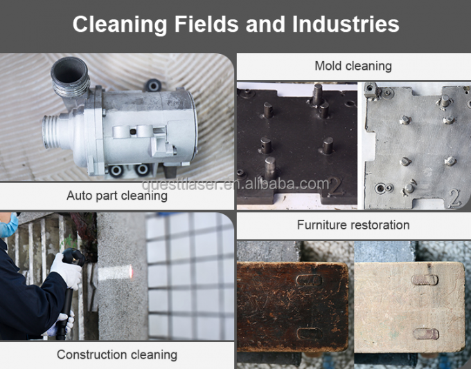 Pulse 200w 300w Suitcase Fiber Laser Cleaning Machine Rust Removal Machine 9