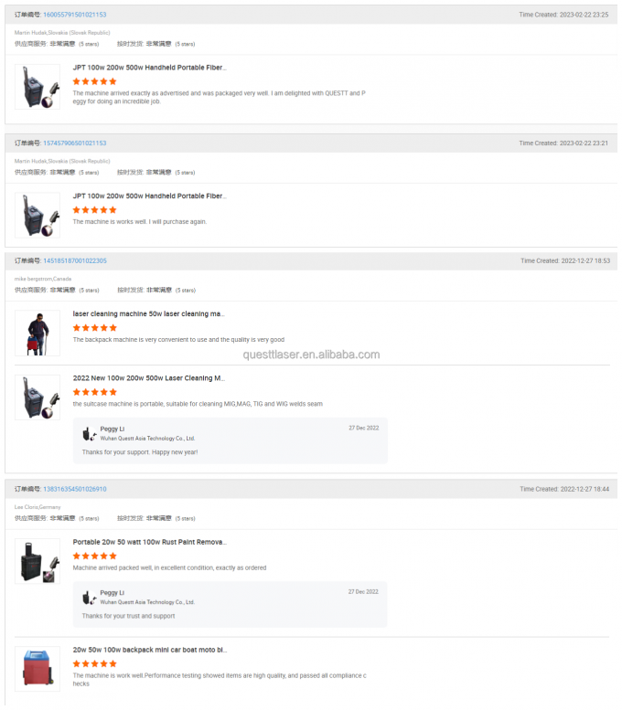 Pulse 200w 300w Suitcase Fiber Laser Cleaning Machine Rust Removal Machine 11