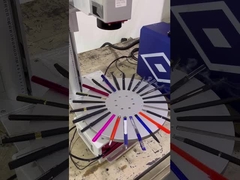 20w Rotary table fiber laser marking machine